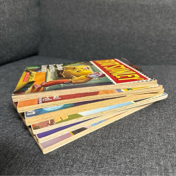 6 Flat Stanley Books Christmas Original Magic Lamp Adventures Flat Again Capital - Picture 7 of 12